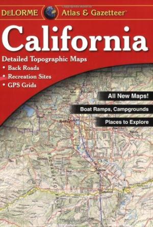California Delorme Atlas & Gazetteer 9781946494238  Delorme Delorme Atlassen  Wegenatlassen California, Nevada