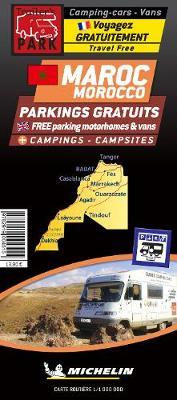 Marokko 1:1.000.000 camperroutes 9782919004515  Michelin   Campinggidsen, Op reis met je camper Marokko