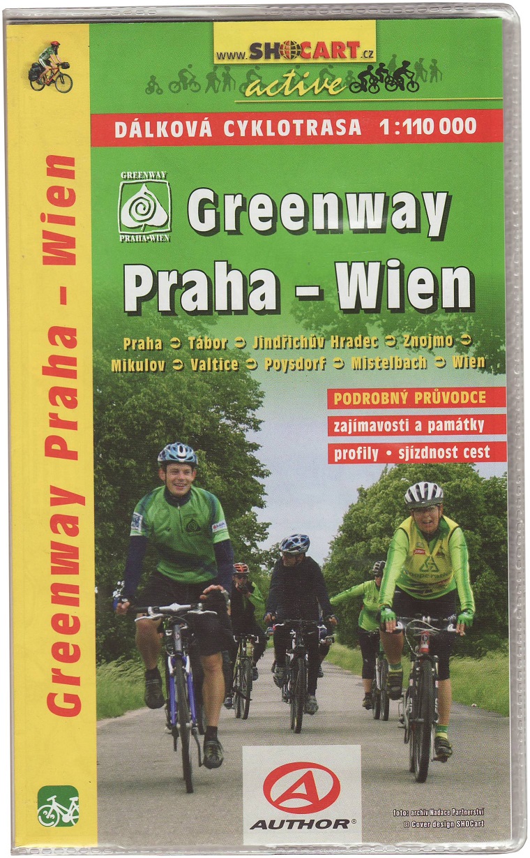 Greenway: Praha - Wien 1:110.000 9788072246366  SHOCart   Fietsgidsen, Meerdaagse fietsvakanties Tsjechië