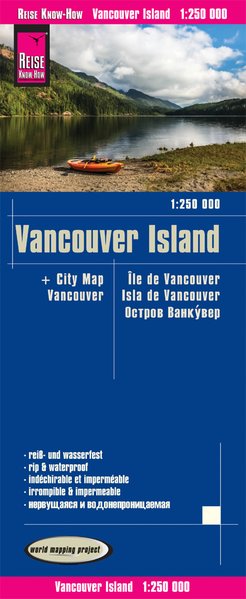 landkaart, wegenkaart Vancouver Island 1:250.000 9783831774258  Reise Know-How WMP Polyart  Landkaarten en wegenkaarten West-Canada, Rockies