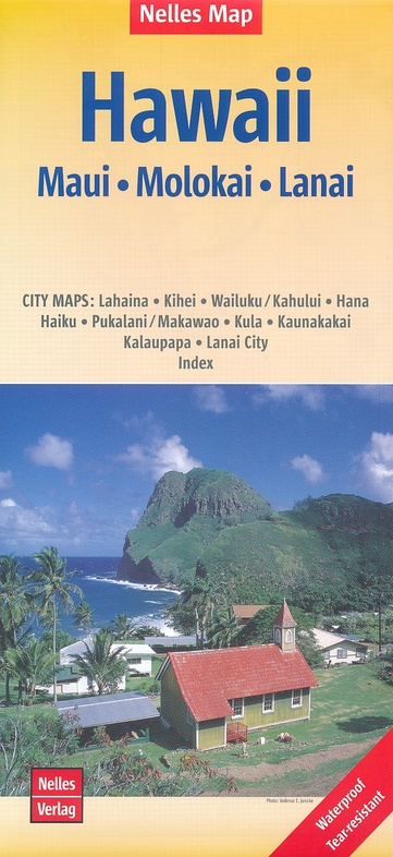 Hawaii 3: Maui/Molokai | wegenkaart - overzichtskaart 9783865745477  Nelles Nelles Maps  Landkaarten en wegenkaarten Hawaii