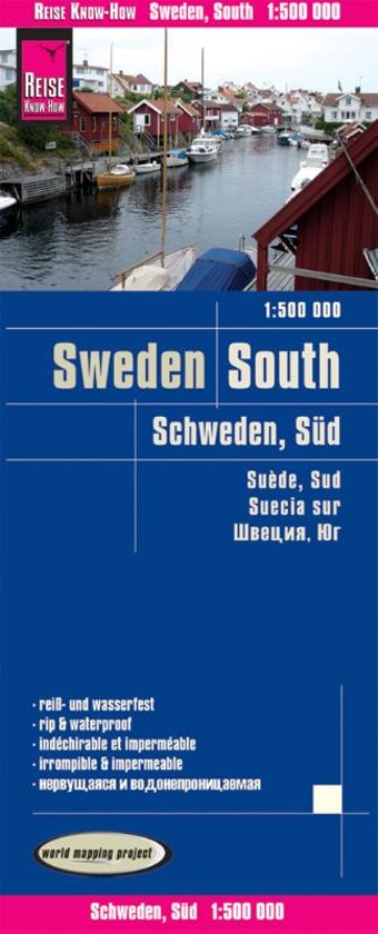 landkaart, wegenkaart Zuid-Zweden 1:500.000 9783831773817  Reise Know-How WMP Polyart  Landkaarten en wegenkaarten Zuid-Zweden