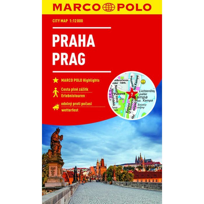 Praag stadsplattegrond 9783829741859  Marco Polo (D) MP stadsplattegronden  Stadsplattegronden Praag (en omgeving)