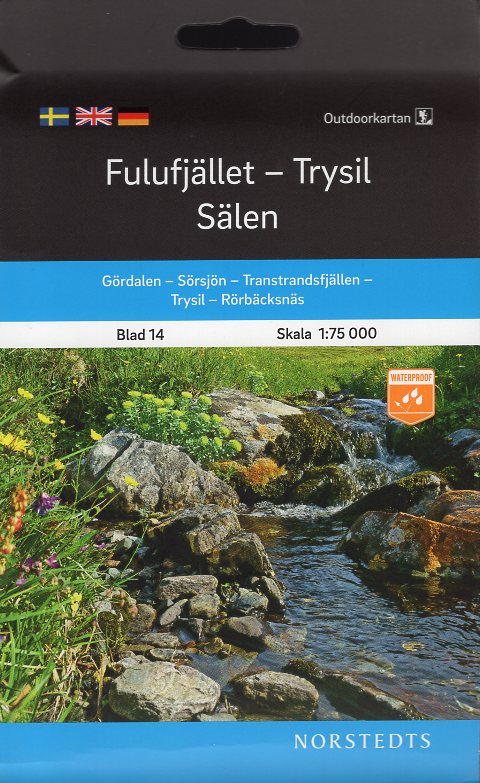 OK-14  Fulufjället, Trysil, Sälen | wandelkaart 1:75.000 9789113105116  Norstedts Outdoorkartan (Fjällkartan)  Wandelkaarten Midden Zweden