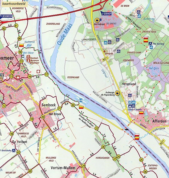WRK-32 Noord-Brabant west | ANWB wandelkaart 1:33.333 9789018046668  ANWB Wandelregiokaarten 1:33.333  Wandelkaarten Noord-Brabant