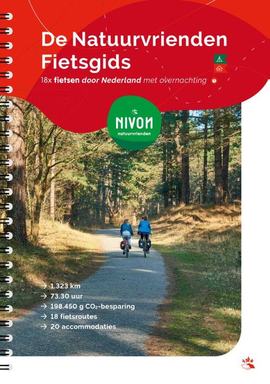 De Natuurvrienden Fietsgids 9789491142154 Magda Vodde Nivon   Fietsgidsen Nederland