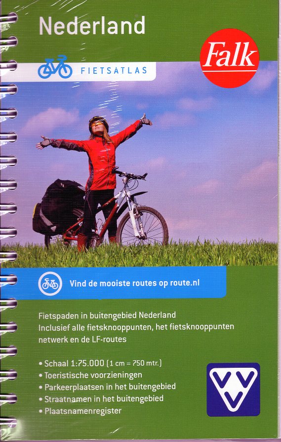 Fietsatlas Nederland,  1/75.000 ed. 2021 9789028703988  Falk meerdaagse fietsroutes (NL)  Fietsgidsen, Fietskaarten, Meerdaagse fietsvakanties Nederland