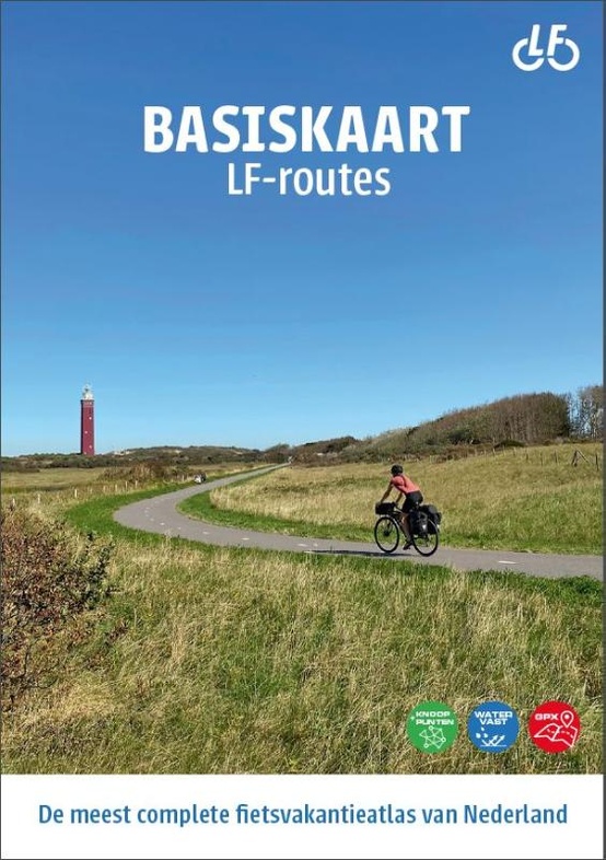 Basiskaart Netwerk LF-routes (ed 2021) 9789072930729 Landelijk Fietsplatform Buijten & Schipperheijn meerdaagse fietsroutes (NL)  Fietskaarten, Meerdaagse fietsvakanties Nederland