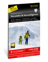 wandelkaart Storulvån & Snasahögarna 1:20.000 9789188335364  Calazo Högalpina kartor  Wandelkaarten Midden Zweden