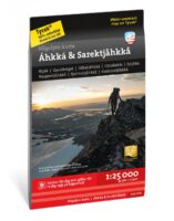 wandelkaart Áhkká & Sarektjåkkå 1: 25.000 9789189079175  Calazo Högalpina kartor  Wandelkaarten Zweeds-Lapland (Norrbottens Län)