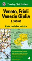 TCI-04  Veneto, Friuli 1:200.000 9788836575312  TCI Italië Wegenkaarten  Landkaarten en wegenkaarten Veneto, Friuli
