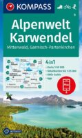 wandelkaart KP-6 Alpenwelt Karwendel | Kompass 9783991212133  Kompass Wandelkaarten Kompass Oberbayern  Wandelkaarten Beierse Alpen
