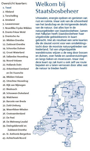 SBB-01  Texel | wandelkaart 1:25.000 9789028710894  Staatsbosbeheer SBB kaart 1:25.000  Wandelkaarten Waddeneilanden en Waddenzee