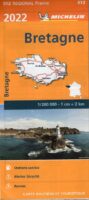 512 Bretagne | Michelin  wegenkaart, autokaart 1:200.000 9782067254381  Michelin Regionale kaarten  Landkaarten en wegenkaarten Bretagne