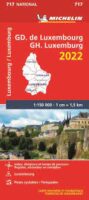 717 Luxemburg, Groothertogdom 1:150.000, 2022 9782067255470  Michelin Michelinkaarten Jaaredities  Landkaarten en wegenkaarten Luxemburg
