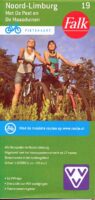 FFK-19  Noord- en Midden-Limburg | VVV fietskaart 1:50.000 9789028704831  Falk Fietskaarten met Knooppunten  Fietskaarten Noord- en Midden-Limburg