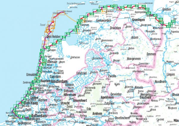 Bikeline Nordseeküsten-Radweg 1 | fietsgids 9783850004602  Esterbauer Bikeline  Fietsgidsen, Meerdaagse fietsvakanties Nederland