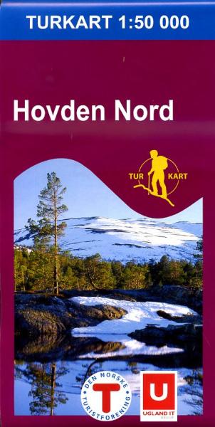 UG-2684  Hovden Nord | topografische wandelkaart 1:50.000 7046660026847  Nordeca / Ugland Turkart Norge 1:50.000  Wandelkaarten Zuid-Noorwegen