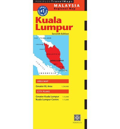 Kuala Lumpur + surroundings 9780794607678  Periplus Periplus Travel Maps  Landkaarten en wegenkaarten Maleisië en Brunei