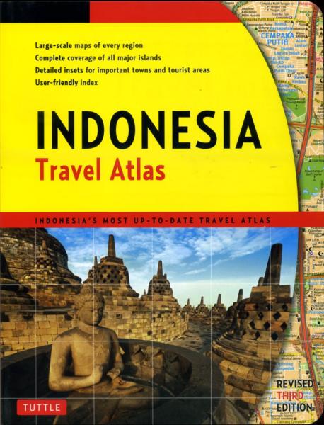 Indonesia Travel Atlas 9780804841986  Periplus Wegenatlassen  Wegenatlassen Indonesië