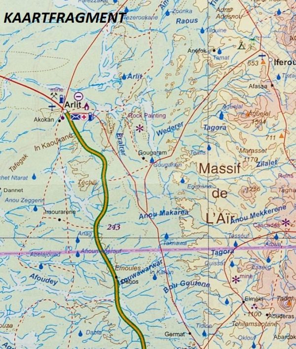 Burkina Faso | landkaart, autokaart 1: 1000.0000 9781553411567  ITM   Landkaarten en wegenkaarten Mauritanië, Mali, Burkina Faso