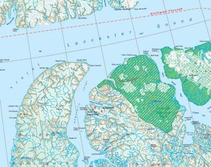 Nunavut | landkaart, autokaart  1:850.000 9781553418450  ITM   Landkaarten en wegenkaarten Canada