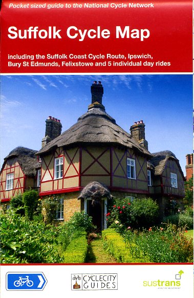 CCG18 Suffolk Cycle Map 1:110.000 9781900623315  Cycle City Guides / Sustrans   Fietskaarten Oost-Engeland