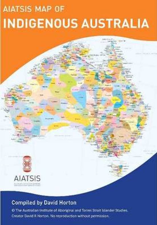 AIATSIS map Indigenous Australia 9781922059697 David Horton Aboriginal Studies Press   Historische reisgidsen, Landeninformatie Australië