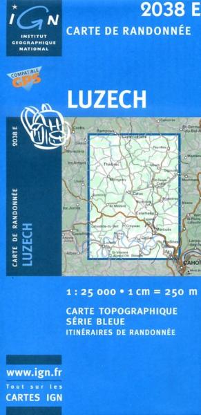 wandelkaart 2038 Est  Luzech, Catus 1:25.000 9782758521747  IGN IGN 25 Lot, Tarn, Aveyron  Wandelkaarten Lot, Tarn, Toulouse