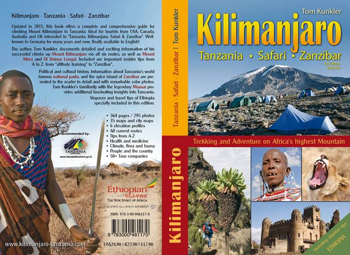 Kilimanjaro 9783000461170 Tom Kunkler Tom Kunkler   Klimmen-bergsport, Meerdaagse wandelroutes, Wandelgidsen Tanzania, Zanzibar