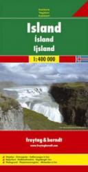 IJsland | autokaart, wegenkaart 1:400.000 9783707904512  Freytag & Berndt   Landkaarten en wegenkaarten IJsland