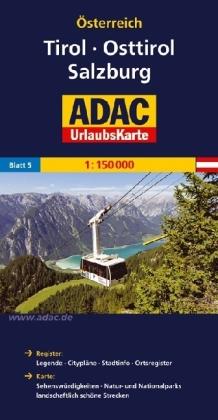 AO-5 Tirol, Osttirol, Salzburg 9783826416415  ADAC Österr. 1:150.000  Landkaarten en wegenkaarten Oostenrijk