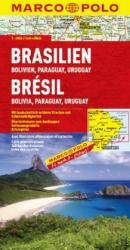 Brazilie 1:4.000.000 9783829739054  Marco Polo (D) MP Wegenkaarten  Landkaarten en wegenkaarten Brazilië