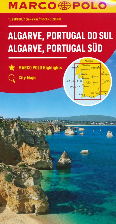 Zuid-Portugal 1:200.000 9783829739900  Marco Polo (D) MP Wegenkaarten  Landkaarten en wegenkaarten Zuid-Portugal, Algarve
