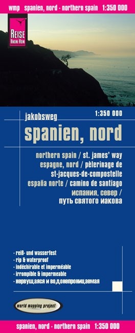 landkaart, wegenkaart Noord-Spanje 1:350.000 9783831772810  Reise Know-How WMP Polyart  Landkaarten en wegenkaarten Noordwest-Spanje