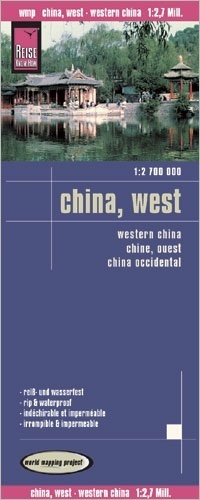 landkaart, wegenkaart China, West-  1:2.700.000 9783831772872  Reise Know-How WMP Polyart  Landkaarten en wegenkaarten China