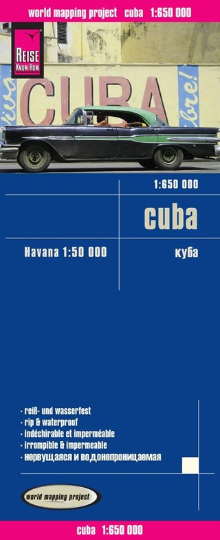 landkaart, wegenkaart Cuba 1:650.000 9783831773121  Reise Know-How WMP Polyart  Landkaarten en wegenkaarten Cuba