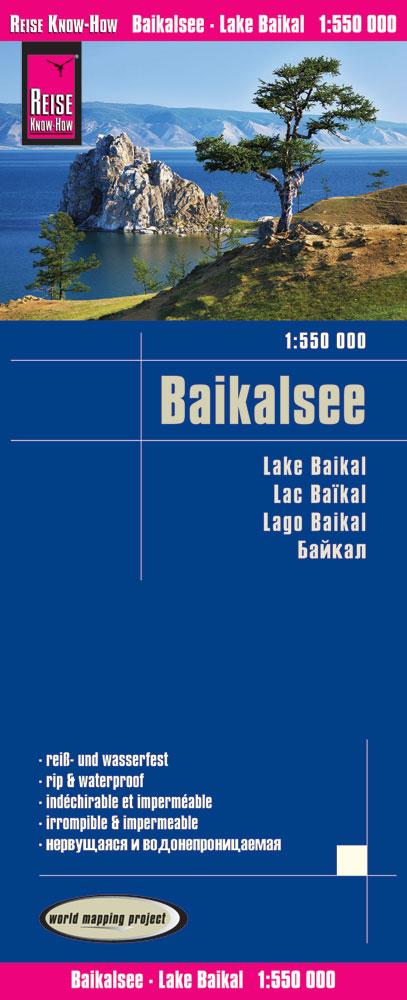 landkaart, wegenkaart Baikal 1:550.000 9783831773916  Reise Know-How WMP Polyart  Landkaarten en wegenkaarten Siberië
