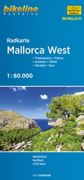 RK-MALLO01 Mallorca West 1:60.000 9783850006743  Esterbauer Bikeline Radkarten  Fietskaarten Mallorca