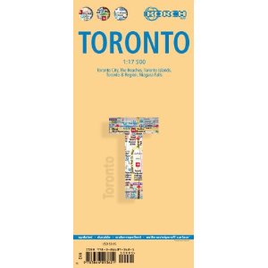 Toronto 1:17.500  | stadsplattegrond 9783866093621  Berndtson / Borch   Stadsplattegronden Toronto, Ontario & Canadese Midwest