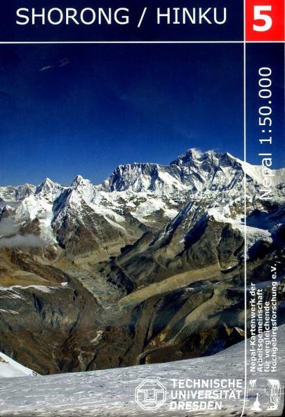 NK-05  Shorong Hingku 1:50.000 9783867803342  Nelles/Nepal Kartenwerk Wandelkaarten Nepal  Wandelkaarten Nepal