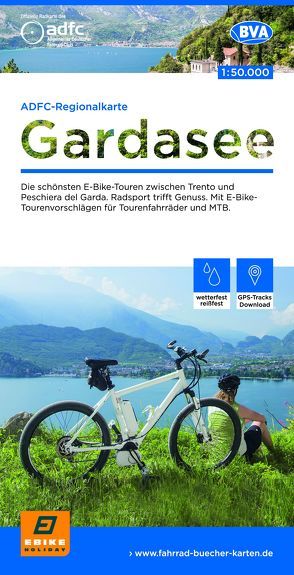 ADFC-Regionalkarte Gardasee | fietskaart 1:50.000 9783870738594  ADFC / BVA ADFC Regionalkarte  Fietskaarten Gardameer