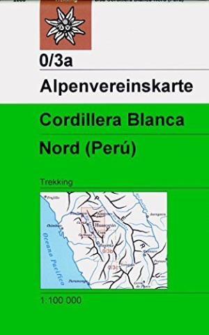wandelkaart AV-0/03a  Cordillera Blanca Nord [2006] Alpenvereinskarte wandelkaart 9783928777575  AlpenVerein Alpenvereinskarten  Wandelkaarten Peru