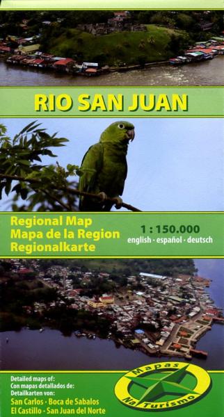 Rio San Juan 1:150.000 9783981126976  Mapas Naturismo   Landkaarten en wegenkaarten Costa Rica, Overig Midden-Amerika