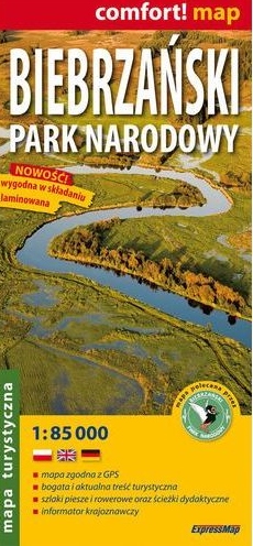 Biebrzanski Park Narodowy | wandelkaart 1:85.000 9788375461978  ExpressMap Mapy turystyczna  Wandelkaarten Noordoost-Polen met Mazurië