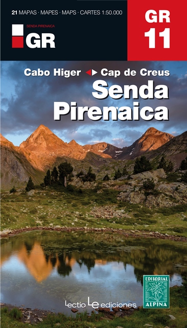 Senda Pirenaica GR-11 - kaartenset 1:50.000 9788416918041  Editorial Alpina Wandelkaarten Pyreneeën Spanje  Meerdaagse wandelroutes, Wandelkaarten Spaanse Pyreneeën