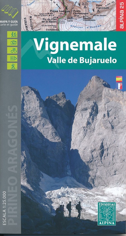 wandelkaart Vignemale, Bujaruelo 1:25.000 9788480905725  Editorial Alpina   Wandelkaarten Spaanse Pyreneeën