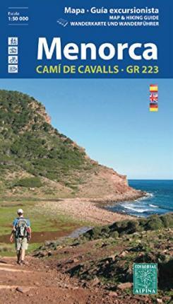 Menorca 1:50.000 (met de GR-223) 9788480905985  Editorial Alpina Wandelkaarten Spanje  Meerdaagse wandelroutes, Wandelkaarten Menorca