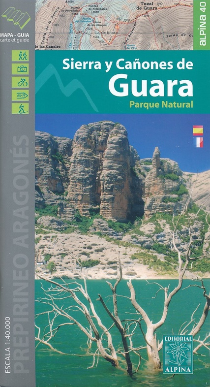 wandelkaart Sierra y Cañones de Guara 9788480906609  Editorial Alpina   Wandelkaarten Catalonië