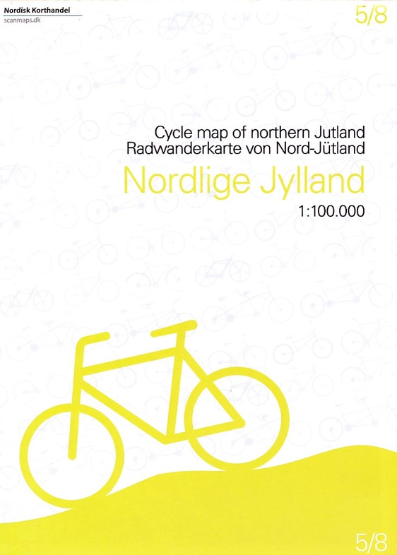 SM-5  Noord-Jutland fietskaart 1:100.000 9788779671096  Scanmaps fietskaarten Denemarken  Fietskaarten Jutland